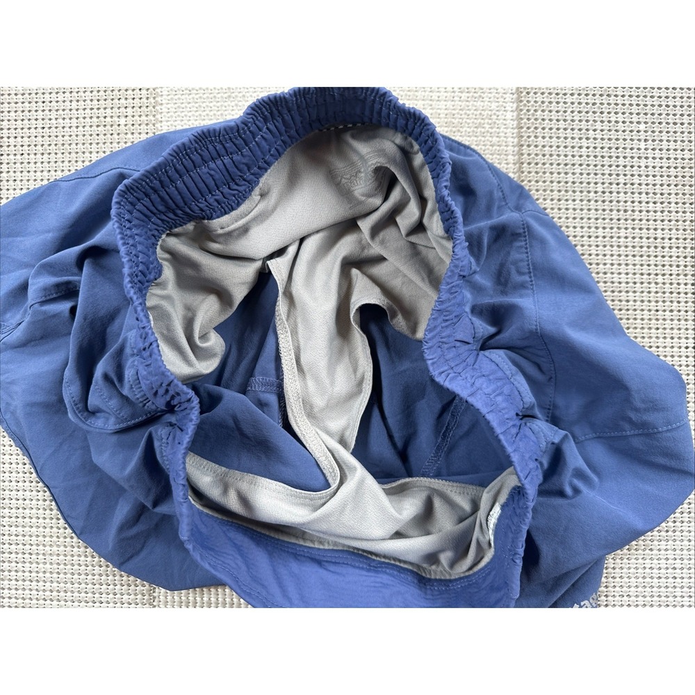 Patagonia Nine Trails Shorts Lined Blue Drawstring Women's Small 6" Inseam - Picture 7 of 7
